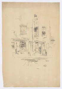 Kerkhof door James Abbott McNeill Whistler
