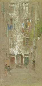 Corte del Paradiso, 1880 door James Abbott McNeill Whistler