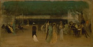 Cremorne Gardens, nr. 2, c.1870-80 door James Abbott McNeill Whistler