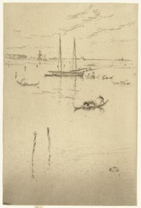 De kleine lagune door James Abbott McNeill Whistler