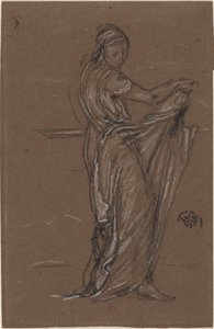 Geklede vrouwelijke figuur, 1870-1873 door James Abbott McNeill Whistler
