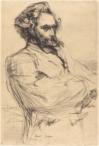Drouet door James Abbott McNeill Whistler