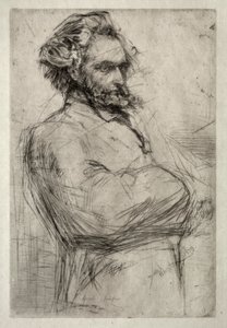 Drouet, 1859 door James Abbott McNeill Whistler