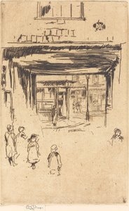 Drury Lane, ca. 1880-1881 door James Abbott McNeill Whistler
