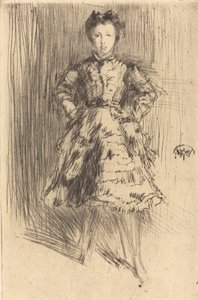 Elinor Leyland, 1873 door James Abbott McNeill Whistler