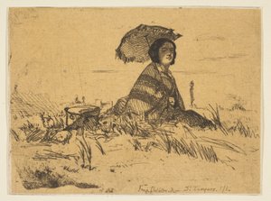 In de volle zon door James Abbott McNeill Whistler