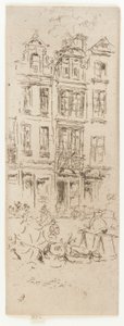 Bloemenmarkt, Brussel, 1887