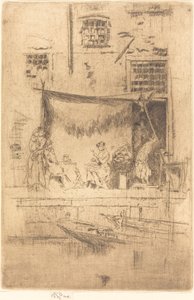 Fruitkraam, 1880 door James Abbott McNeill Whistler