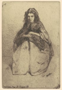 Fumette door James Abbott McNeill Whistler