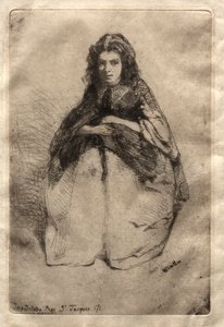 Fummette, 1858 door James Abbott McNeill Whistler