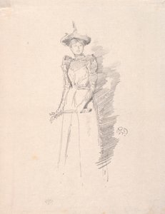 Gants de Suede, 1890 door James Abbott McNeill Whistler