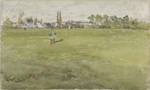 Groen en Zilver: Beaulieu, Touraine door James Abbott McNeill Whistler
