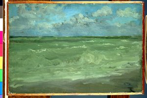 Groen en zilver: De grote zee door James Abbott McNeill Whistler
