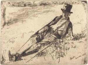 Greenwich-pensionaris, 1859 door James Abbott McNeill Whistler