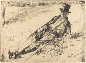 Greenwich Pensioengerechtigde, 1859 door James Abbott McNeill Whistler