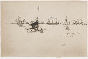 De vloot van Hare Majesteit: avond, 1887