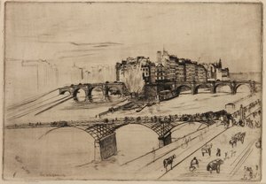 Île de la Cité, Parijs, 1859