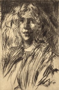 Jo, 1861 door James Abbott McNeill Whistler