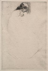 Jos Bent Hoofd door James Abbott McNeill Whistler