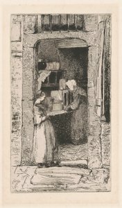 De mosterdverkoopster door James Abbott McNeill Whistler