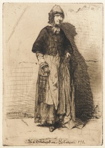 La Mère Gérard, 1858 door James Abbott McNeill Whistler