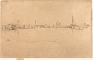 La Salute: Dageraad, 1879-1880 door James Abbott McNeill Whistler
