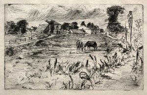 Landschap met het paard, 1859