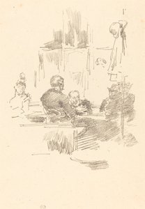 Late Picquet, 1894 door James Abbott McNeill Whistler