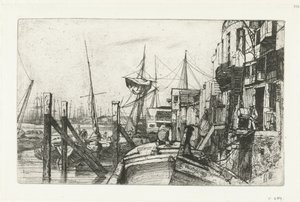 Limehouse door James Abbott McNeill Whistler