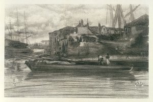 Limehouse door James Abbott McNeill Whistler