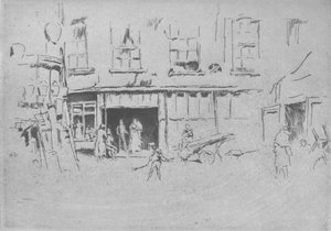 Little Court, ca. 1881, 1904 door James Abbott McNeill Whistler