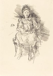 Kleine Dorothy, 1896 door James Abbott McNeill Whistler