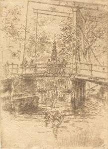 Kleine ophaalbrug, Amsterdam, 1889