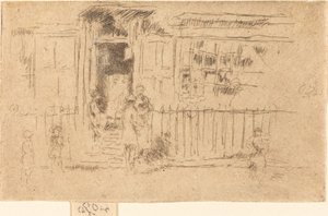 Kleine Stappen, Chelsea door James Abbott McNeill Whistler