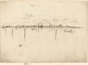 Klein Venetië, 1880 door James Abbott McNeill Whistler