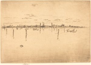 Klein Venetië, 1880 door James Abbott McNeill Whistler