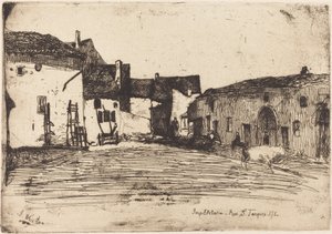 Liverdun door James Abbott McNeill Whistler