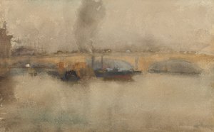 London Bridge, 1881 door James Abbott McNeill Whistler