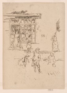 Knikkers, ca. 1886-88 door James Abbott McNeill Whistler