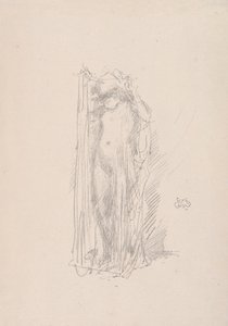 Model Draping door James Abbott McNeill Whistler
