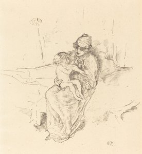 Moeder en Kind, Nr. 1, 1891-1895 door James Abbott McNeill Whistler