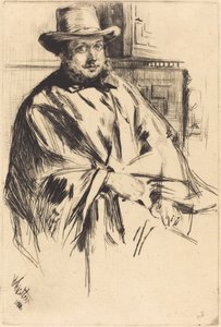 Mr. Davis Mr. Mann door James Abbott McNeill Whistler