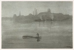 Nocturne, 1878 door James Abbott McNeill Whistler
