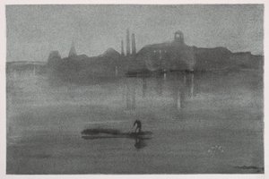 Nocturne, 1878 door James Abbott McNeill Whistler