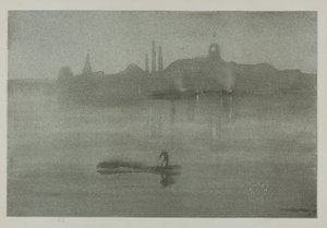 Nocturne, 1878, gepubliceerd 1887 door James Abbott McNeill Whistler