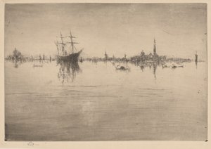 Nocturne, 1879-1880 door James Abbott McNeill Whistler