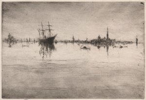 Nocturne, 1879-1880 door James Abbott McNeill Whistler