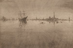 Nocturne door James Abbott McNeill Whistler