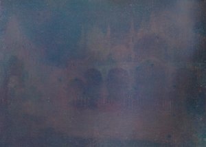 Nocturne: Blauw en Goud, St Marks, Venetië door James Abbott McNeill Whistler