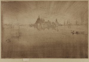 Nocturne: Saluut door James Abbott McNeill Whistler